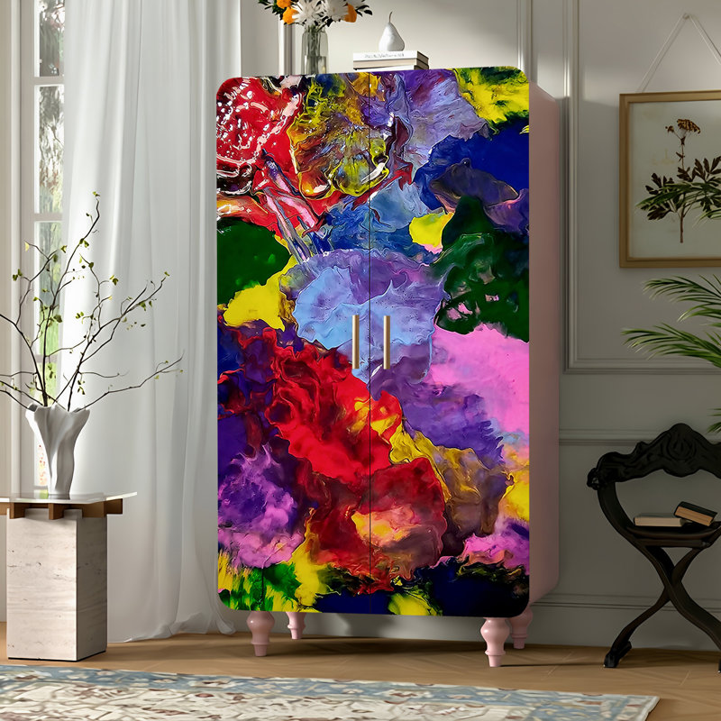 Creative household bedroom wardrobe