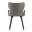 Fauteuil à oreilles en tissu Avril-841329560