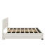 Grand lit plateforme tapissier avec lit gigogne et tiroirs-206221460