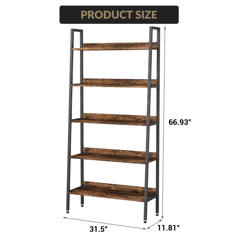 168.7cm H x 80.1cm W Standard Bookcase