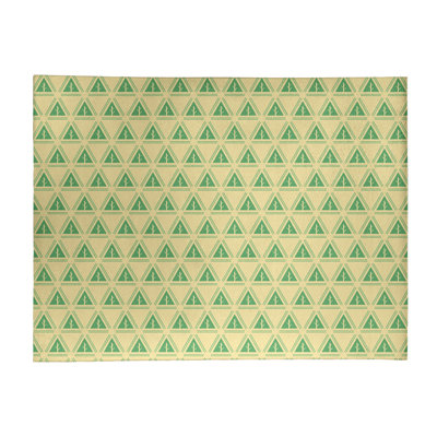 Chenille Geometric Indoor Rug