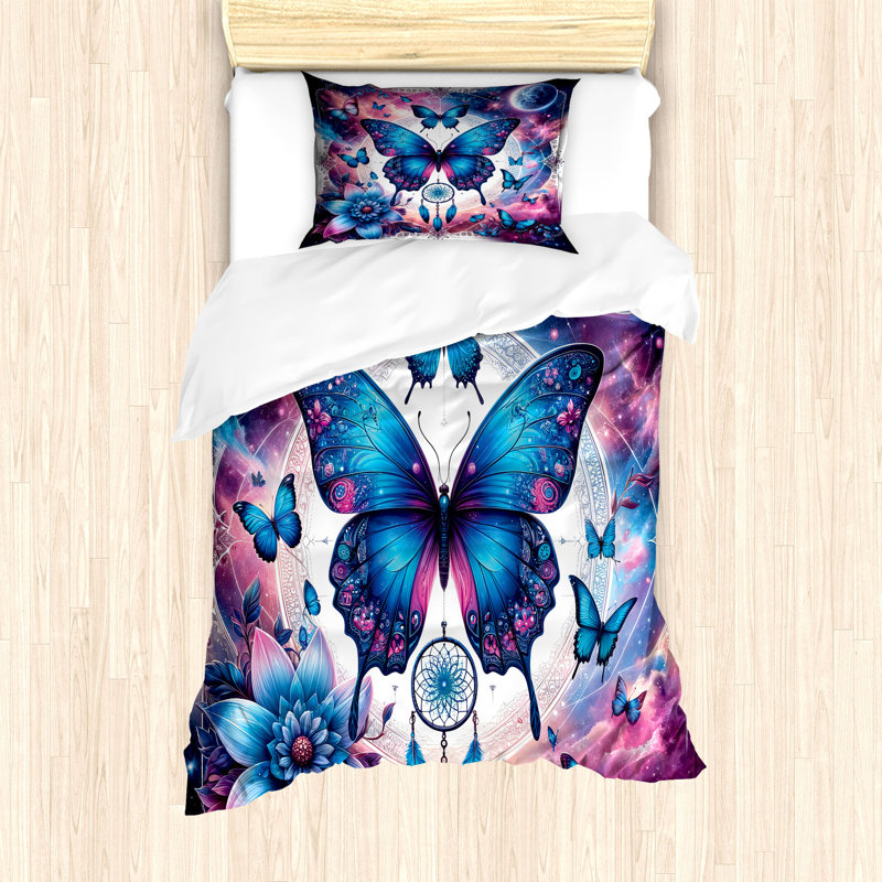 Boho Duvet Cover, Twin Duvet Cover + 1 Standard Shams