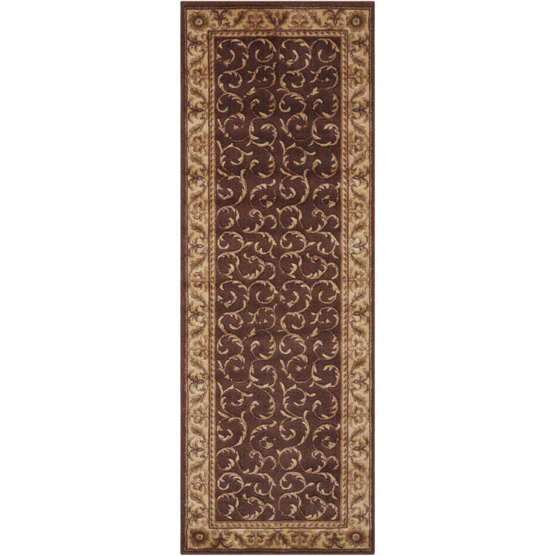Tapis brun Arrowpoint, Tapis de couloir 2 pi x 5 pi 9 po