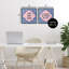 Encourageant mots sur Boho, ensemble de 2 giclées encadrées, design par lettres et doublure-450668487-450668486