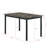 Faux Marble Top Metal Frame Dinette Table
