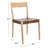 Cosme 18'' H Solid Wood Armchair-456284479