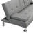 Sofa Bed With Armrest Two Holders WOOD FRAME, STAINLESS LEG-2078992196