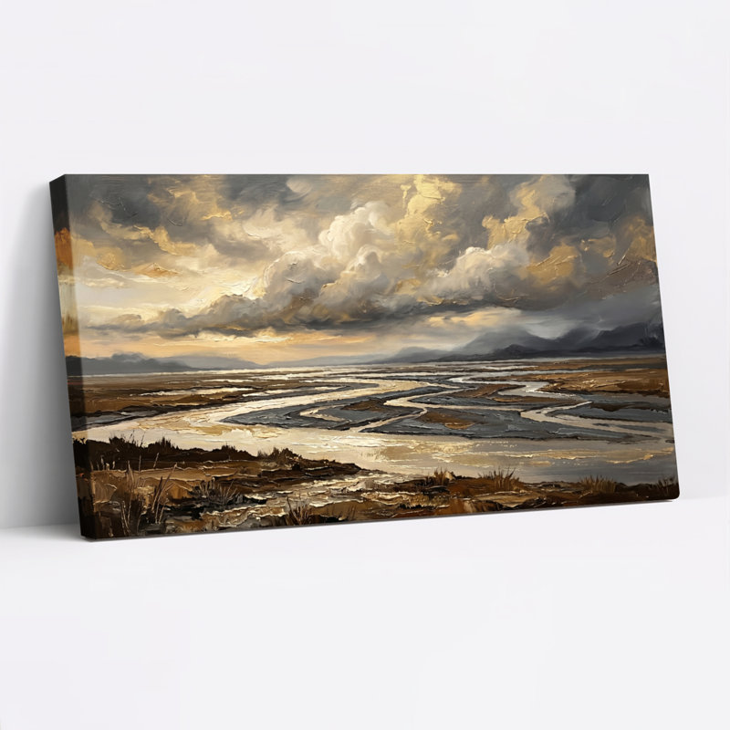 Ensemble de 1 toile murale « Ciel spectaculaire », L 40 po x H 20 po, Toile tendue