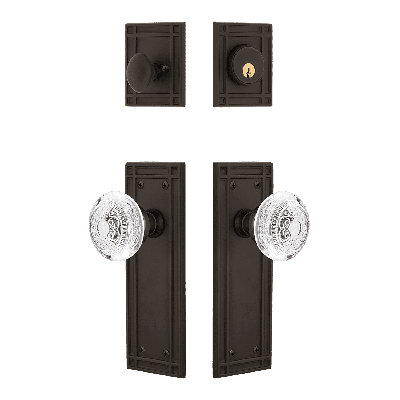 Nostalgic Warehouse Mission Entry Set with Crystal Egg & Dart Knob