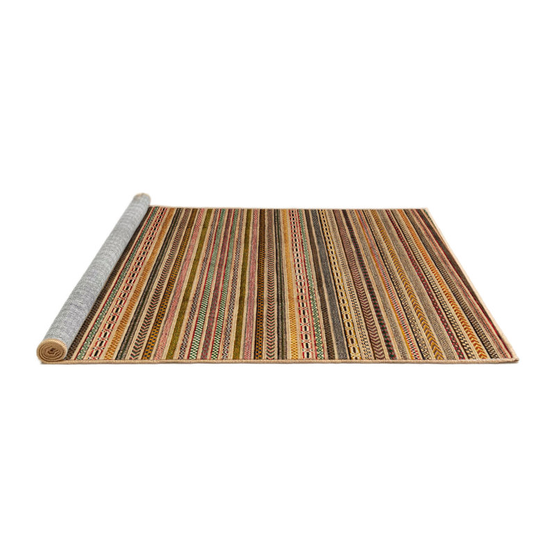 Striped Indoor Rug, Round 6'