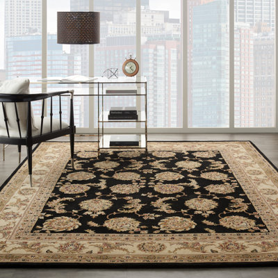 Oberry Silk Oriental Indoor Rug