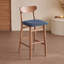 Chaise d'appoint à dossier bas en noyer (ensemble de 8)-1157897776-1157897801