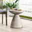 Table de bout en béton léger pour les espaces extérieurs - meuble d'appoint moderne
