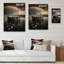 «Rainbow Colorful Monotone Landscape I» sur bois-890344613