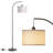 64" Arced/Arc Floor Lamp with Remote Control,Bulb Included-197122215