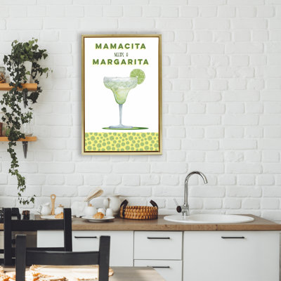 Cadre flottant Mamacita Needs Margarita, design par Brett Blumenthal