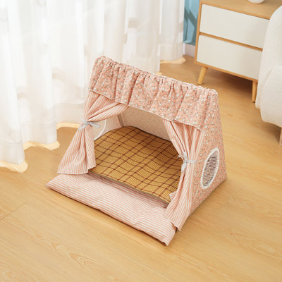 Gennetta Cotton Tent Pet Bed