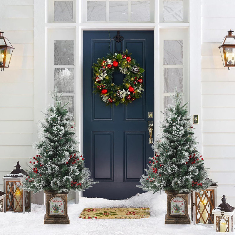 3' H Lighted Artificial Christmas Tree