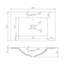 Bridge 595mm Single Bathroom Vanity with Integrated Resin Basin-28108060-28108059