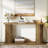 63" Console Table with Shelves