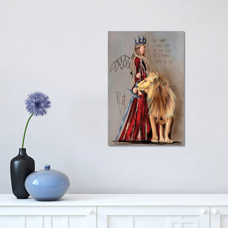 Nous ne pouvons pas devenir par Rut Art Creations - impression d'art graphique, Toile tendue, Pas de tapis