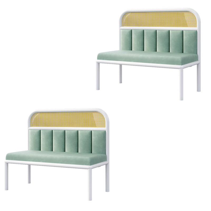 Banc de restaurant léger et luxueux, Vert clair