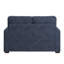 Beaulah Modern Fabric Upholstered Square Arm Loveseat-1814507480