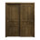 Portes coulissantes pour garde-robe coulissantes | Ego 5012 | Ensemble de quincaillerie Rails | Portes de garde-robe de chambre en bois massif