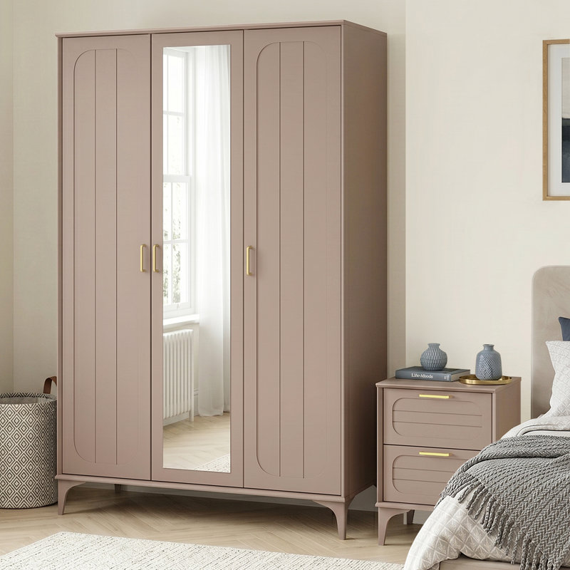 HARRINGTON Piece Bedroom Set, Warm Nude