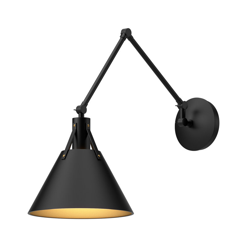 Éclairage pour meuble-lavabo à 1 lumière Archer, Noir mat