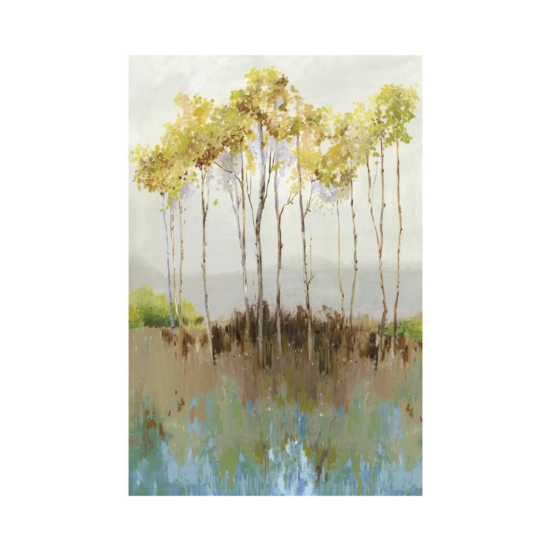 Peaceful Woodland by Allison Pearce - Wrapped Canvas Painting, 66.04 cm H x 45.72 cm W x 3.175 cm D