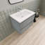 Meuble-lavabo flottant moderne simple Alcester Ivy Bronx-1100120583