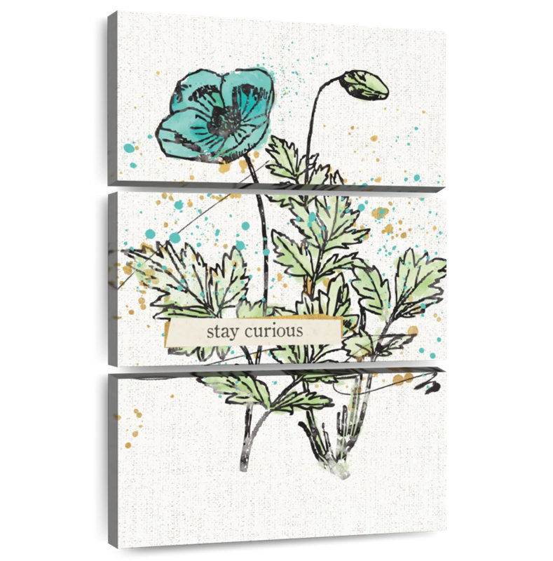 «Harnek Thoughtful Blooms Curious», H 38 po x l 24 po