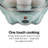Hamilton Beach® 3-in-1 Egg Cooker with 7 Egg Capacity for Hard-Boiled Eggs, Poached Eggs and Omelets