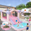 Jeu gonflable pour enfants Pastel Dream 3-10, 161X82x63 "