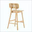 Tabouret de bar d'intérieur en bois, fini, ensemble de 2-157909827