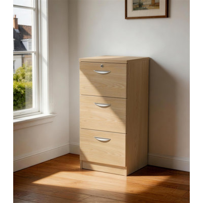 Effie 48cm Wide 3 -Drawer File Cabinet
