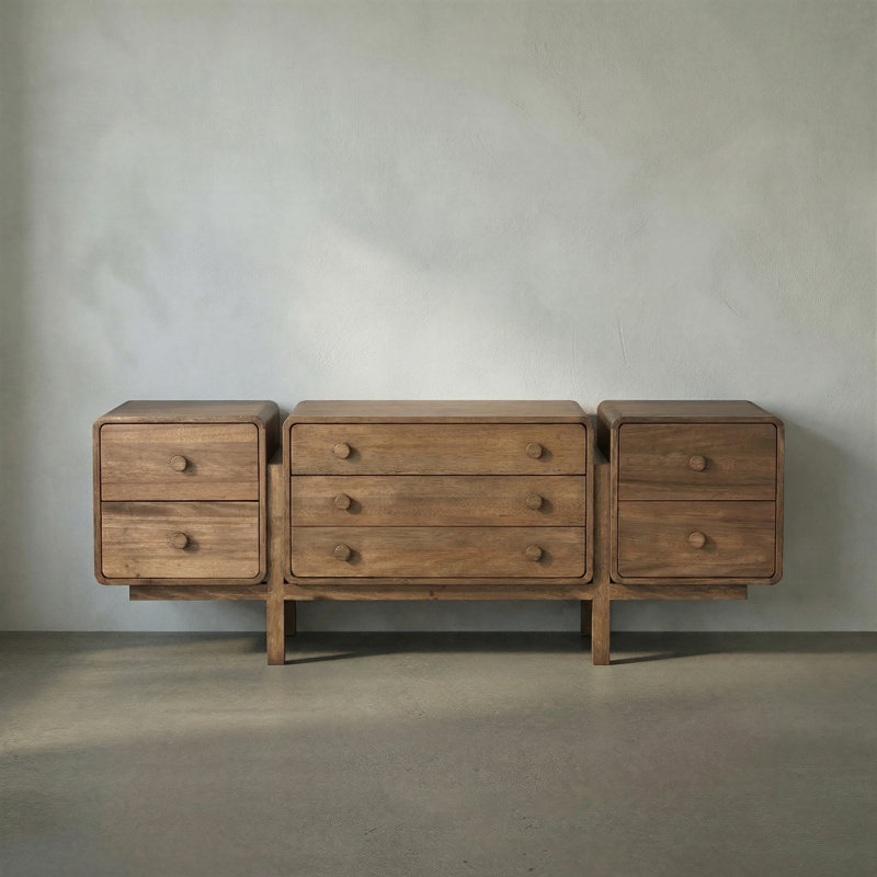 Minsk 80'' W Solid Wood Sideboard