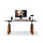 Black&Walnut Rectangular Solid Wood Standing desk-1429357266