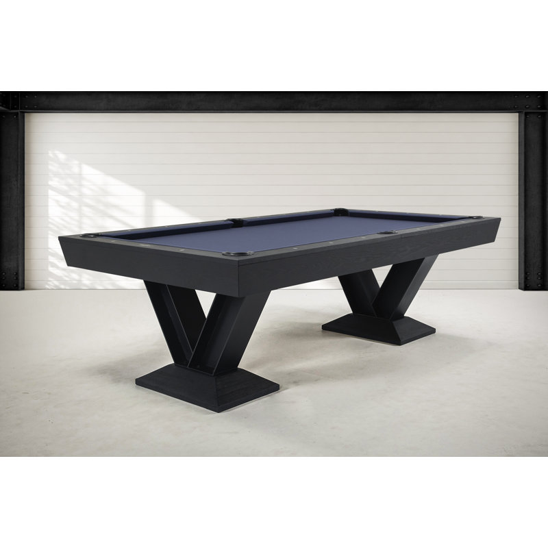 Savant 8' Slate Pool Table In Black Ash