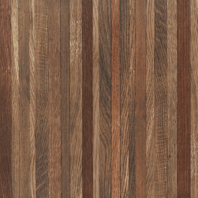 Carreau en porcelaine aspect bois 19 po x 19 po Wood Design, Cerise