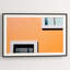Architectural Color Block Giclee Print