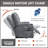 Lift Recliner Chair With Massage, Heat, And USB Ports For Elderly, Overstuffed Comfort And Heavy Duty Mechanism-705331771