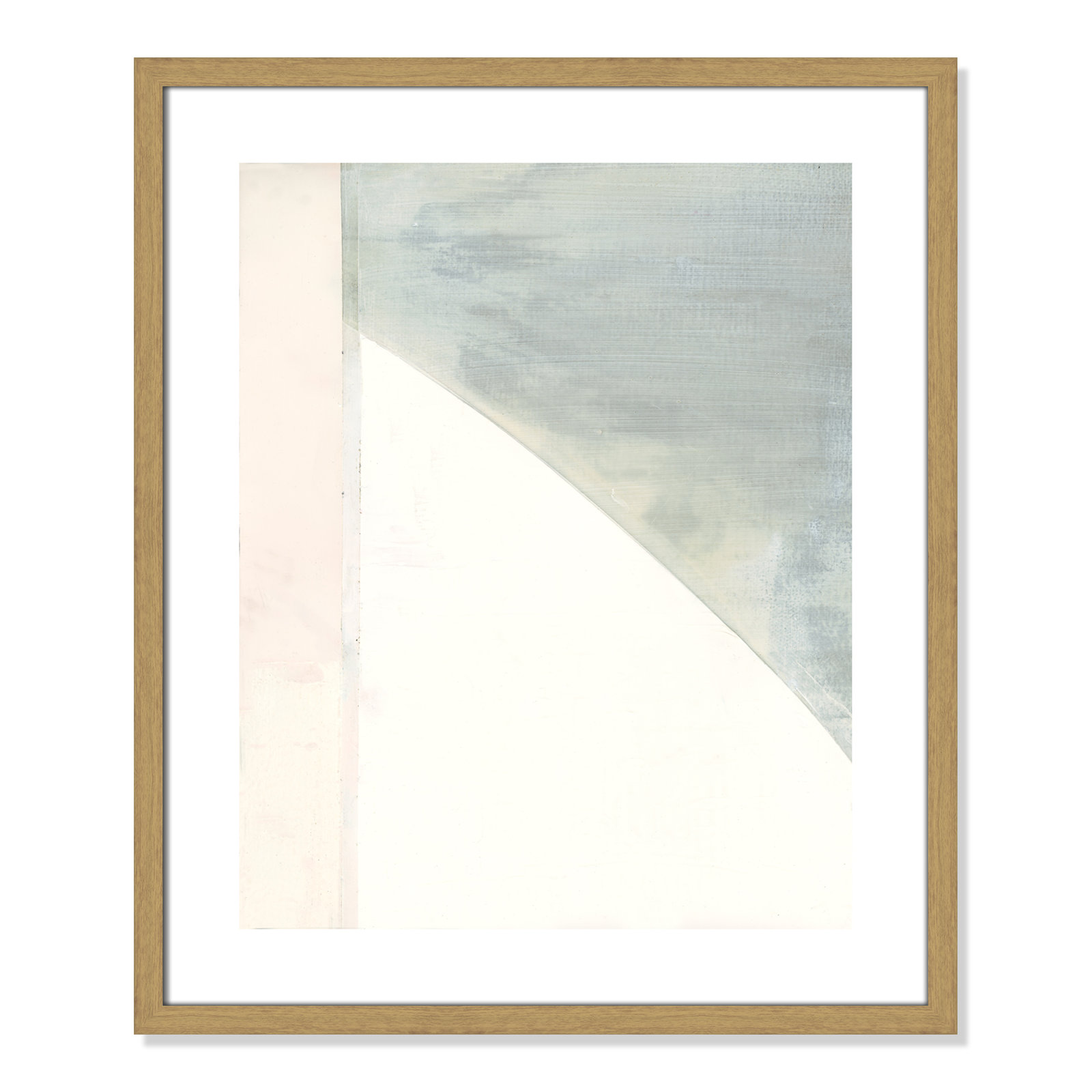 Alexandria "In Neutral I" Painting by Cartissi, 25.5" H x 21.5" W x 0.75" D, Beige Wood Framed Paper