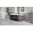 CELESTE 67"x32" Freestanding PURE AIR® Chromatherapy Bath Center Drain with Chrome & White Toe Tap Drains-113257854