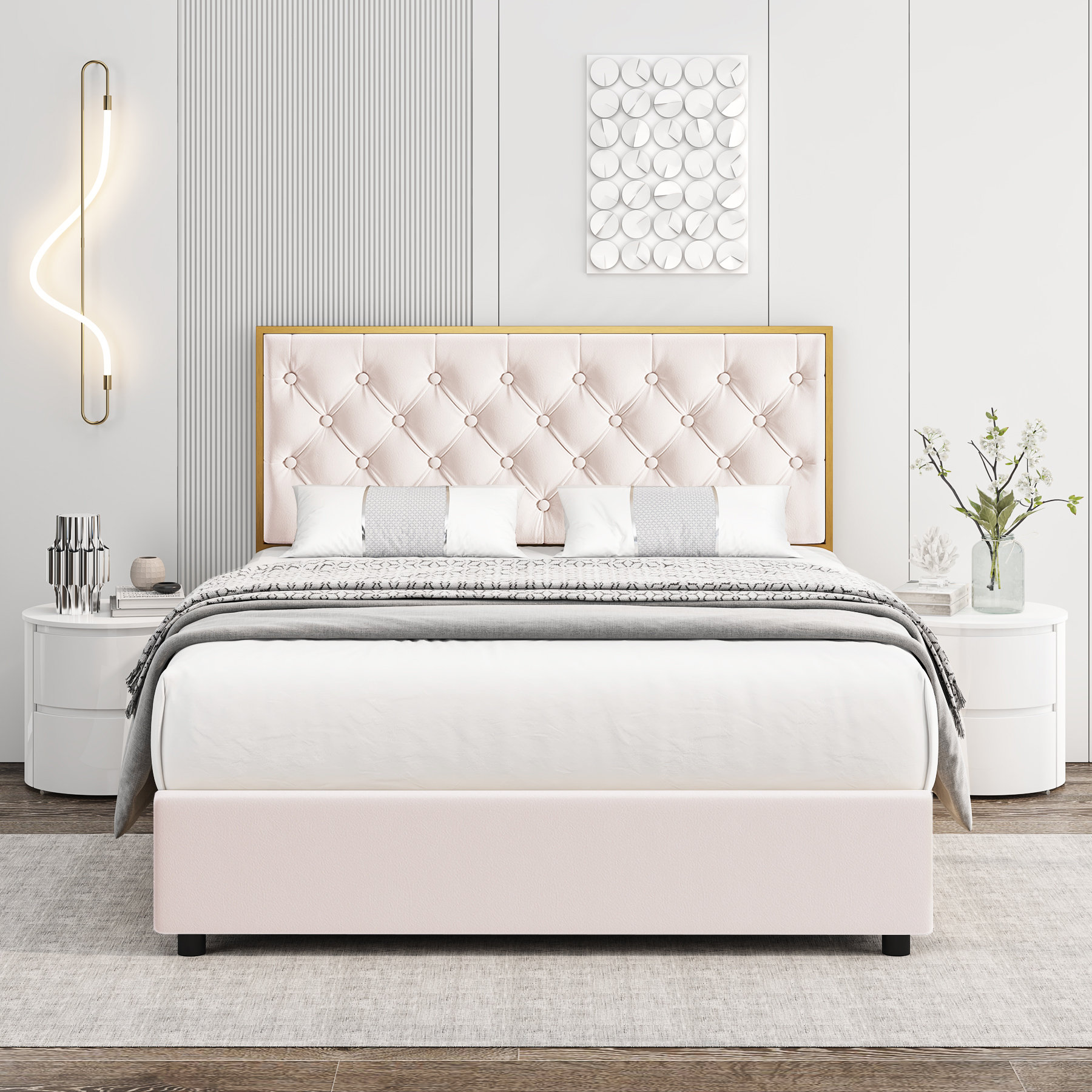 Willa Arlo™ Interiors Vallie Upholstered Storage Bed & Reviews | Wayfair