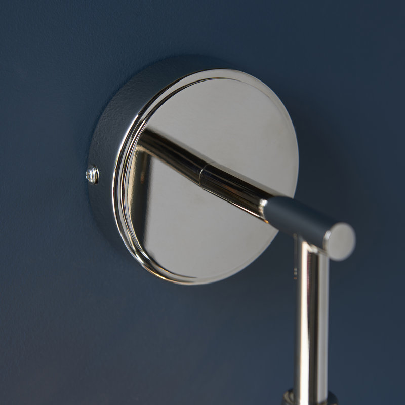 Londino Wall Sconce, Bright Nickel Plate