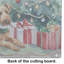 Airedale Terrier Cozy Christmas Glass Cutting Board Large