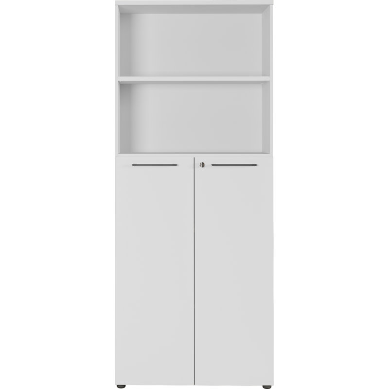 Miabella 2 -Door 3 -Shelf, Light Grey