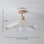 Linen Blend Semi Flush Mount-1092674408